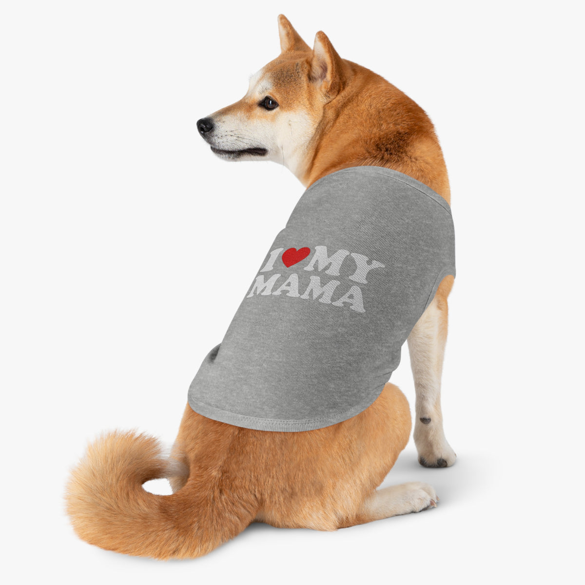 Camiseta sin mangas Amo a mi mamá