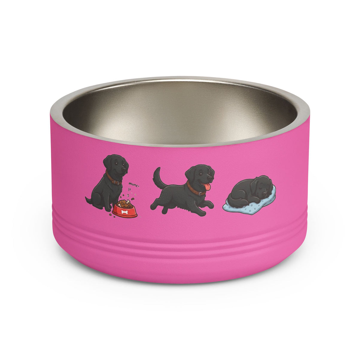 Black Labrador Retriever Pet Bowl
