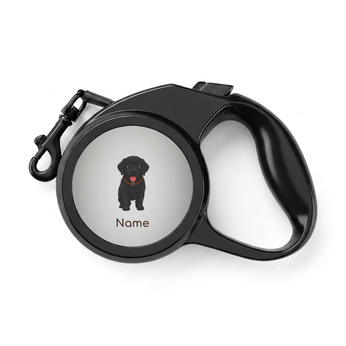 Retractable Pet Leash Black Labrador Retriver