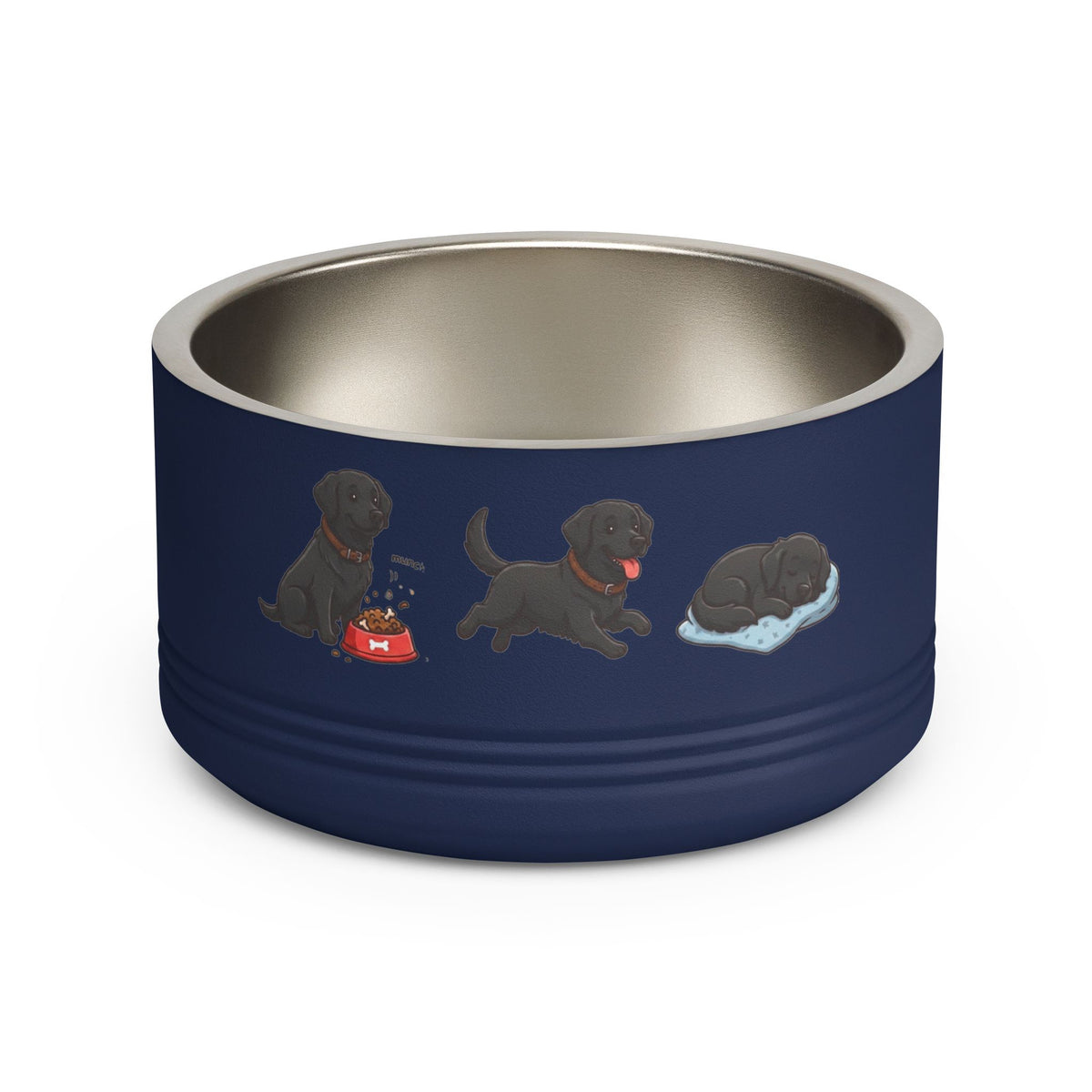 Black Labrador Retriever Pet Bowl