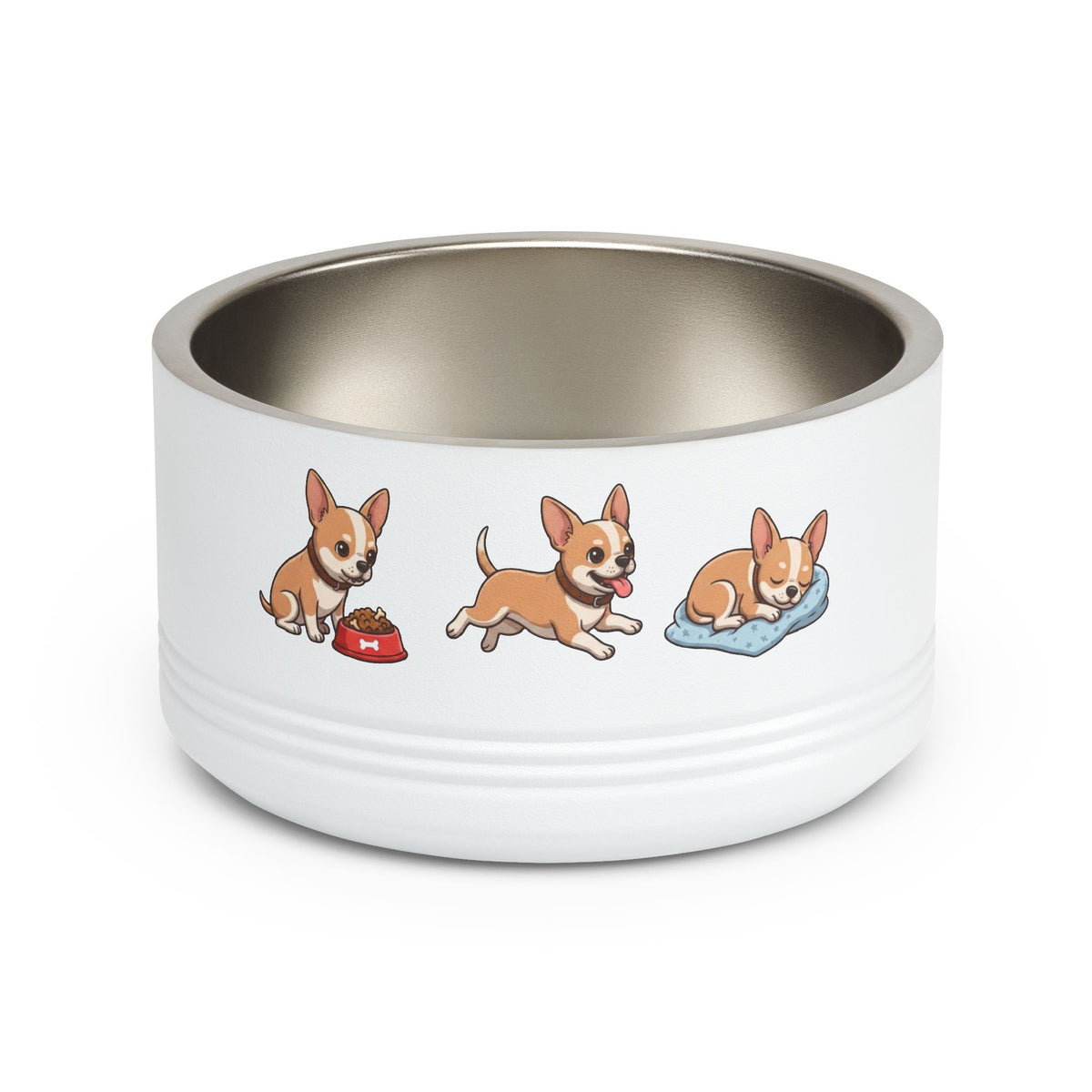 Beige Chihuahua Bowl