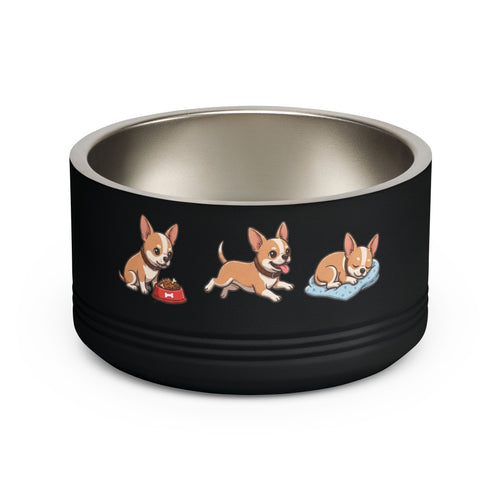 Beige Chihuahua Bowl