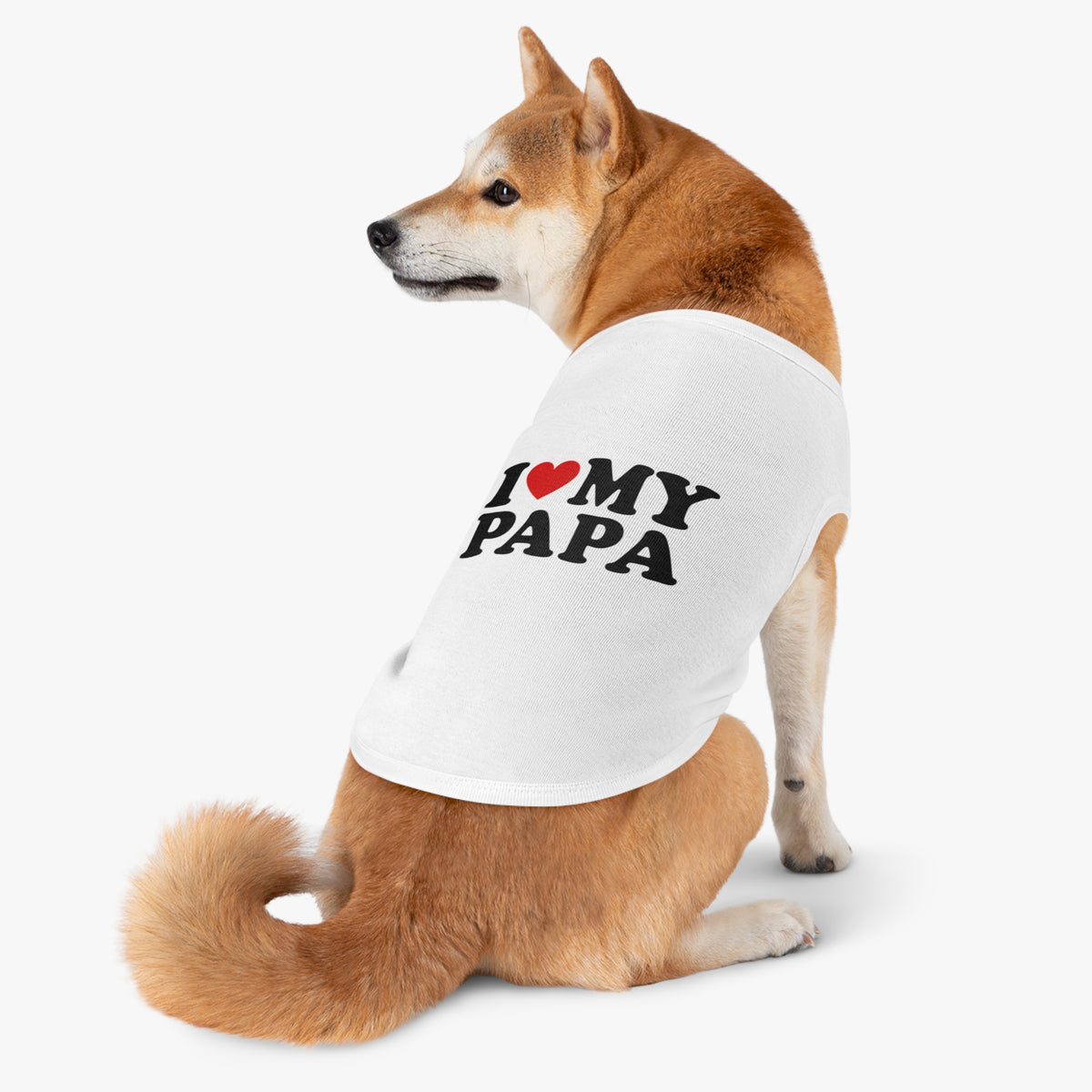 Camiseta sin mangas Amo a mi papá