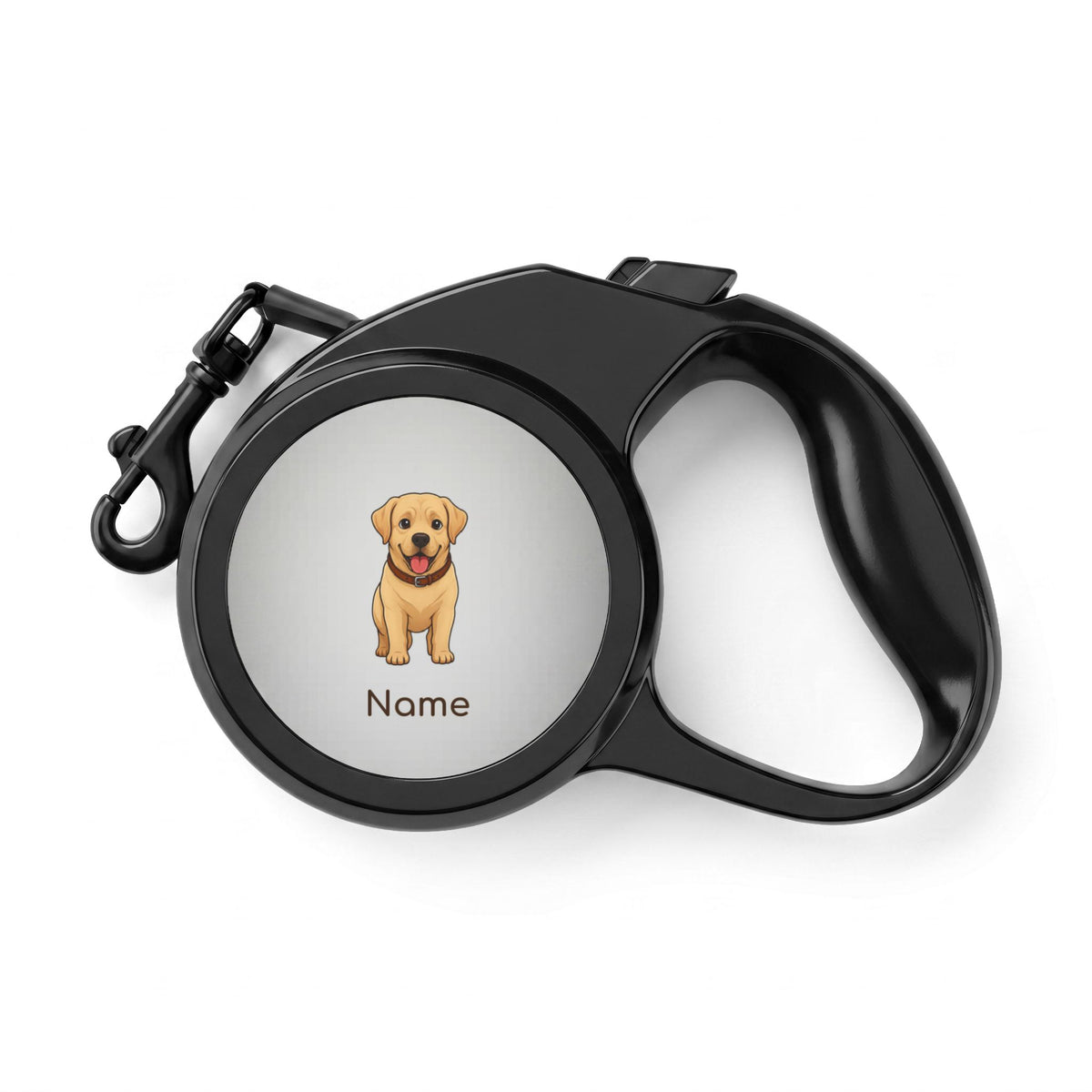 Retractable Pet Leash Beige Labrador Retriever