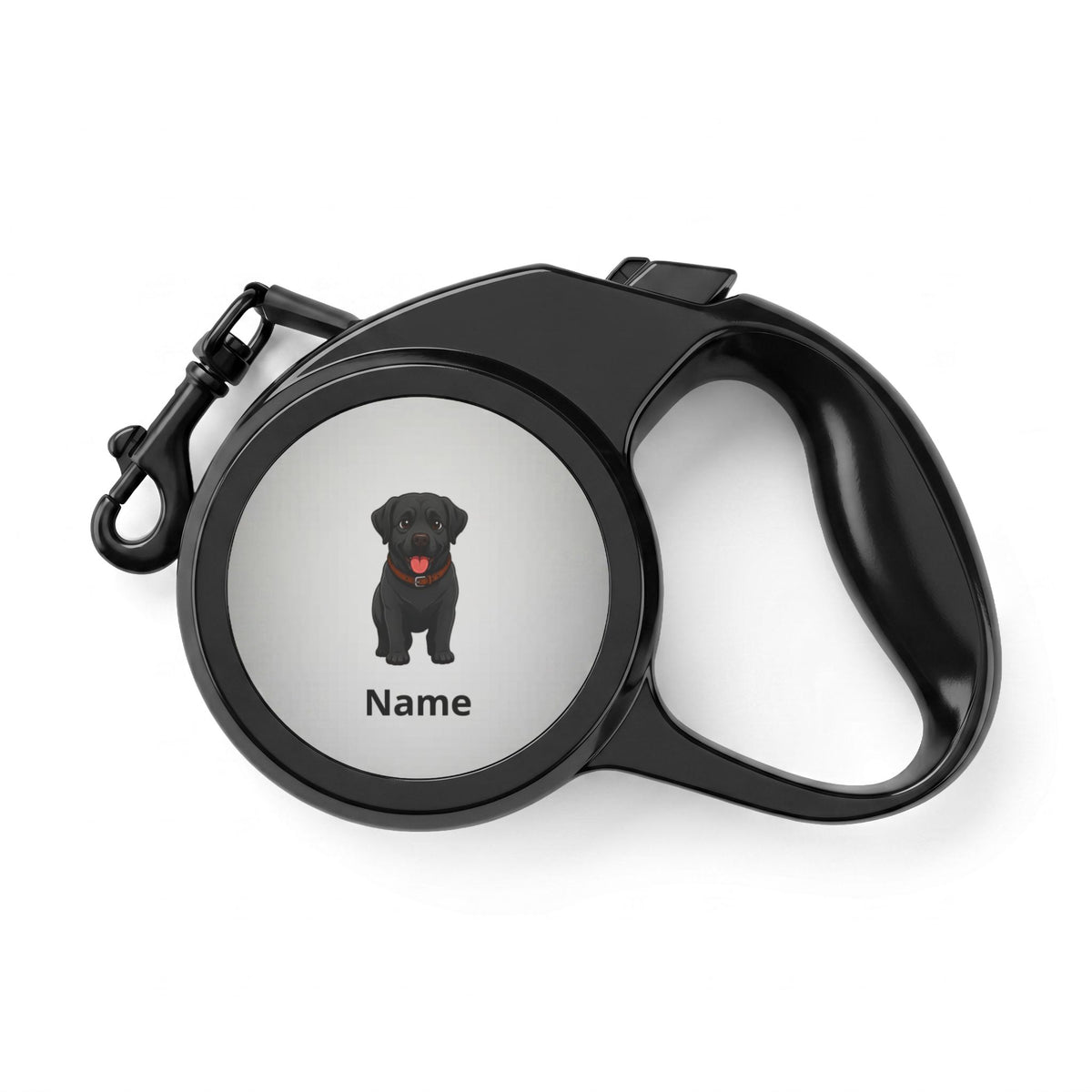 Retractable Pet Leash Black Labrador Retriever