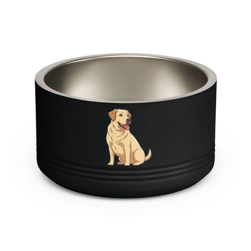 Beige Labrador Retriever Pet Bowl