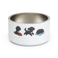 Black Poodle Pet Bowl