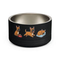 Brown French Bulldog Pet Bowl