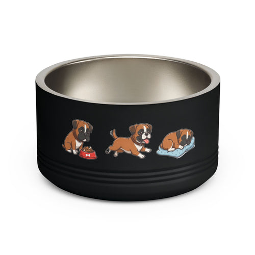 Comedero para perro bóxer