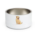 Beige Labrador Retriever Pet Bowl