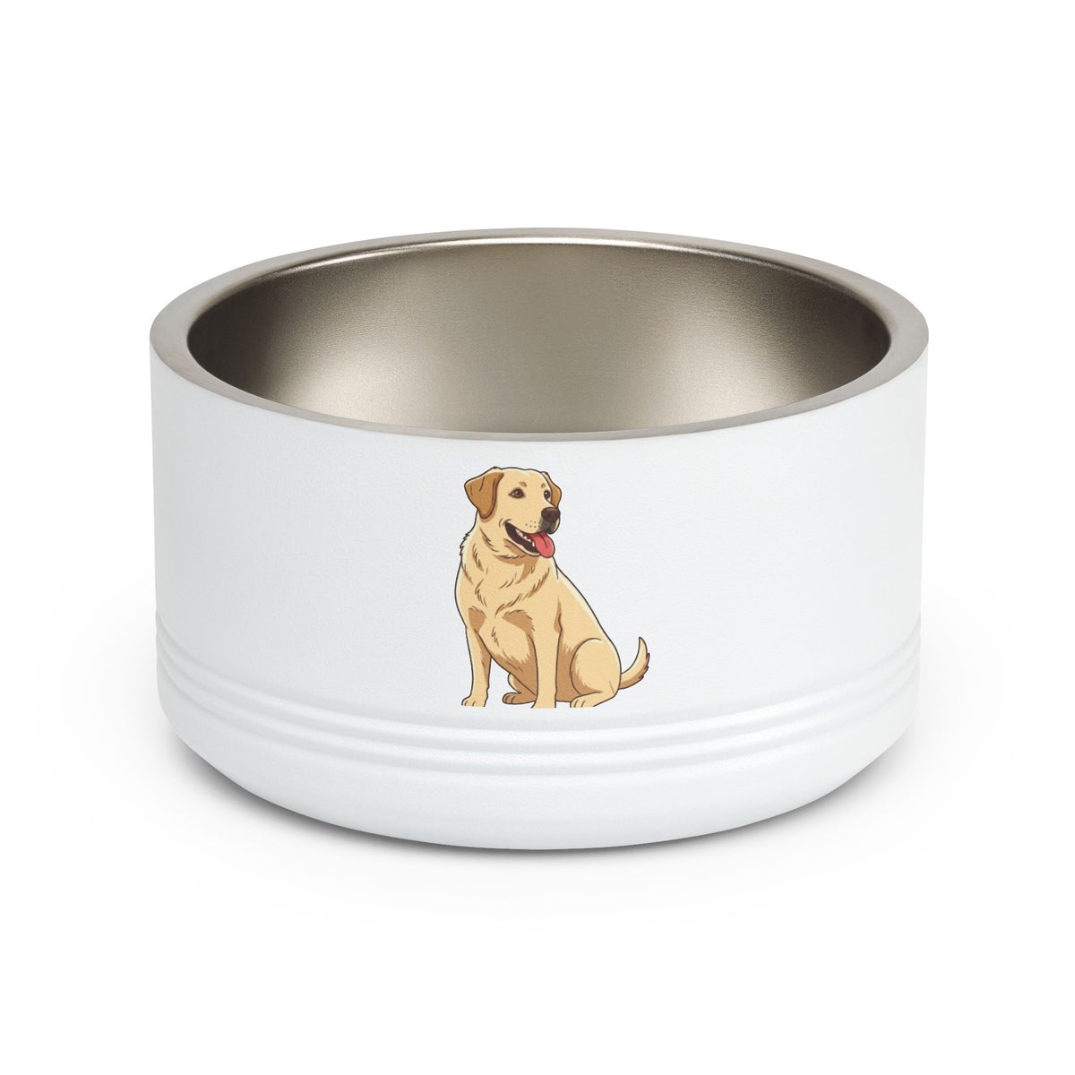 Beige Labrador Retriever Pet Bowl
