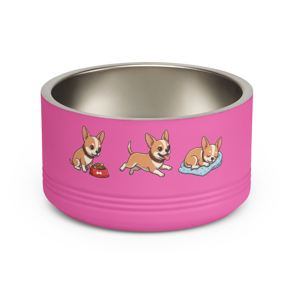 Beige Chihuahua Bowl