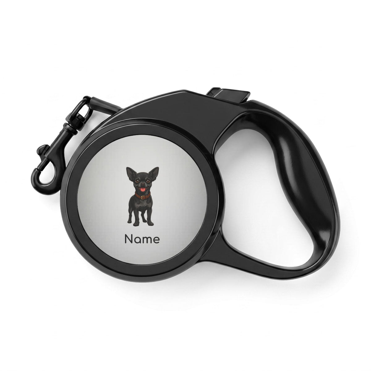 Retractable Pet Leash Black Chihuahua