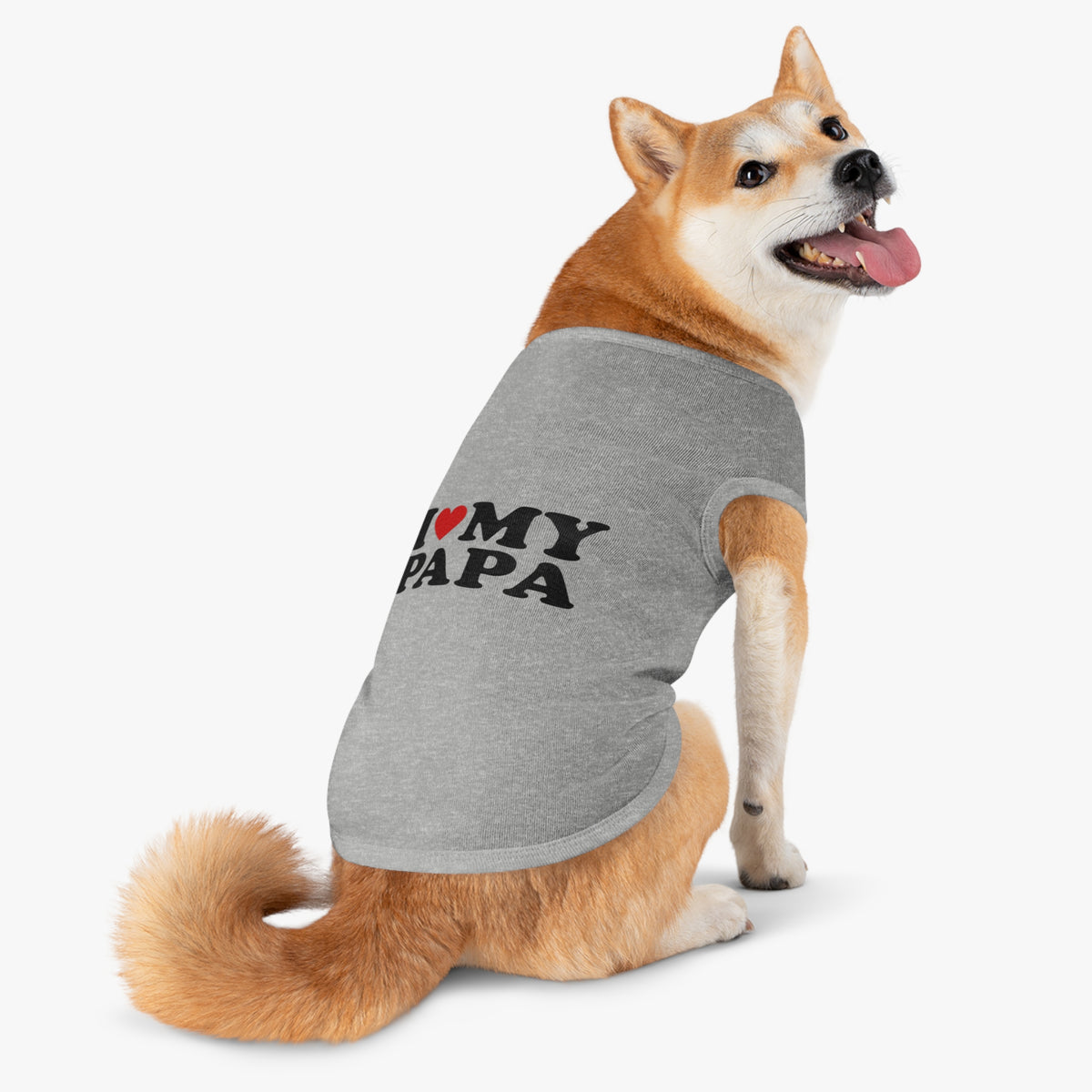 Camiseta sin mangas Amo a mi papá