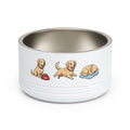 Comedero para mascota Golden Retriever beige