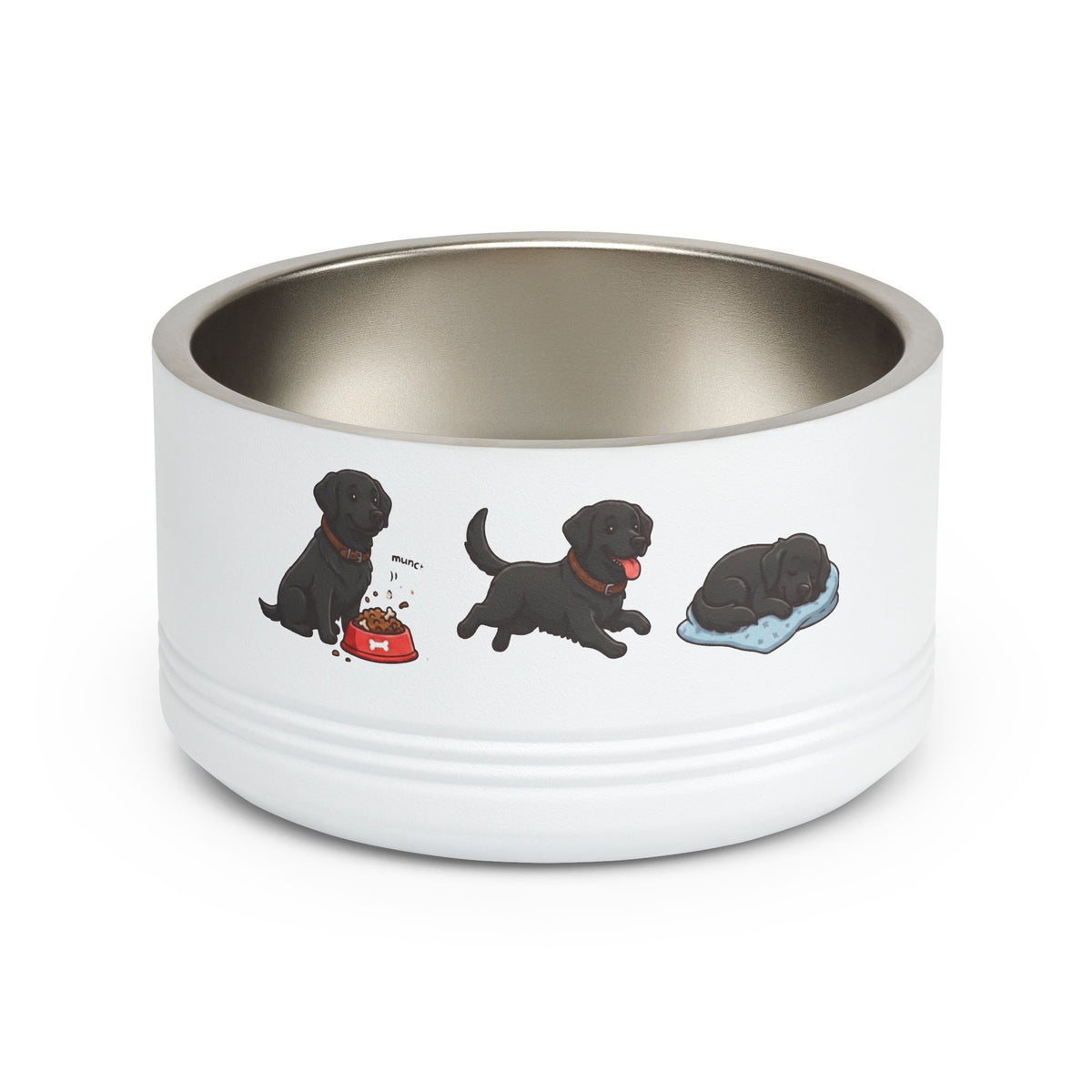 Black Labrador Retriever Pet Bowl