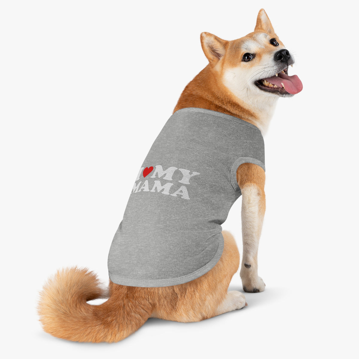 Camiseta sin mangas Amo a mi mamá