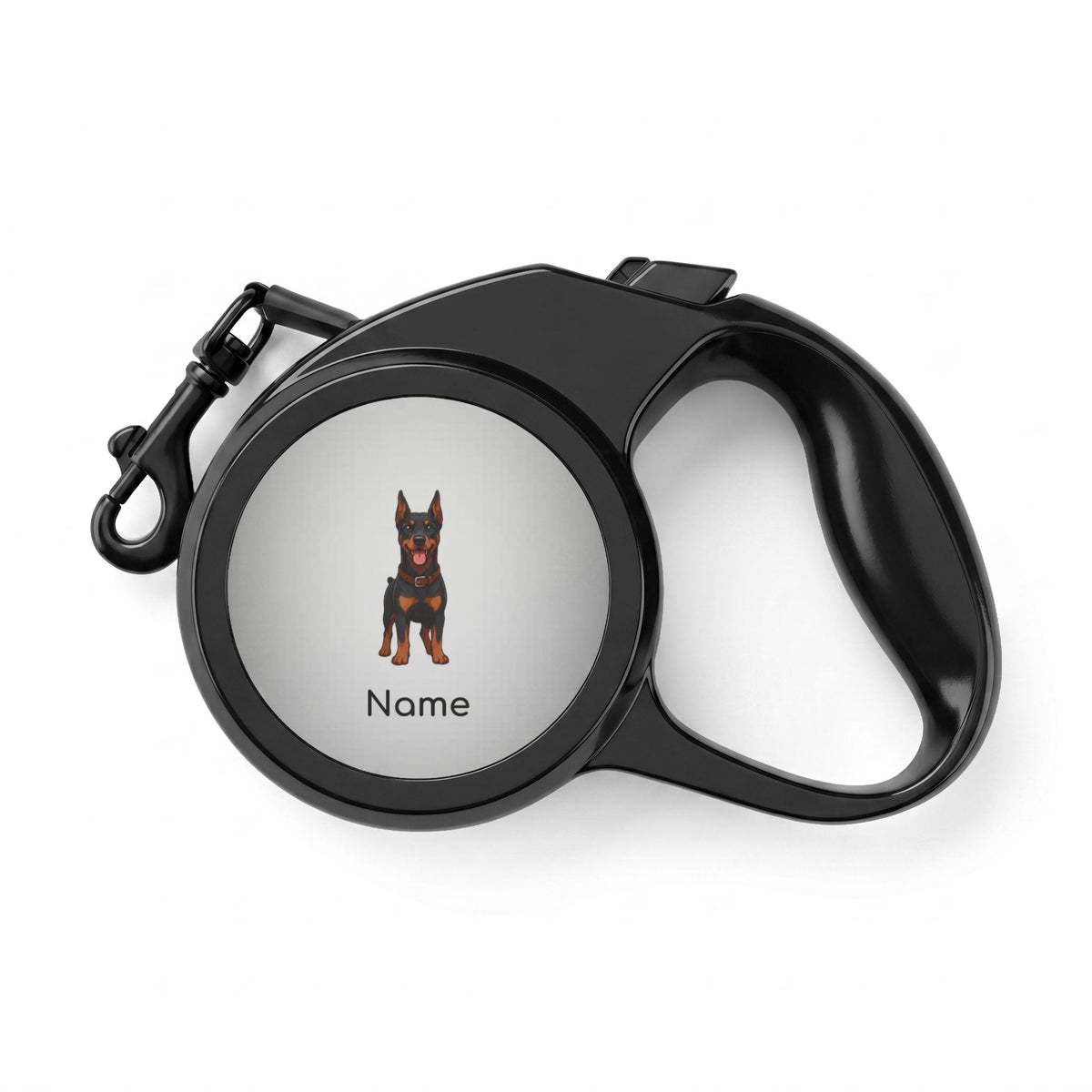Retractable Pet Leash Doberman Pinscher
